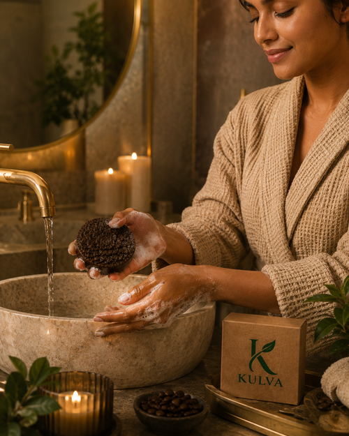 KULVA Coffee Soap — Exfoliating Cleansing Bar