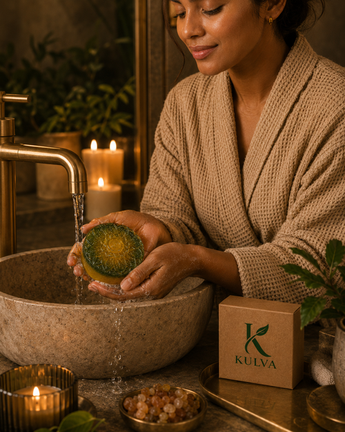 KULVA Frankincense Soap — Botanical Cleansing Bar