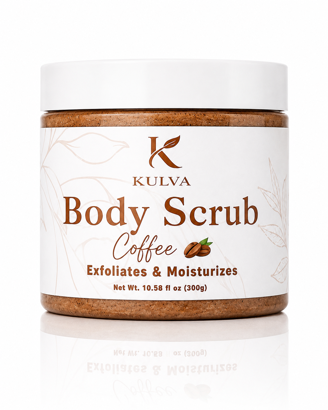KULVA Coffee Body Scrub — Exfoliates & Moisturizes