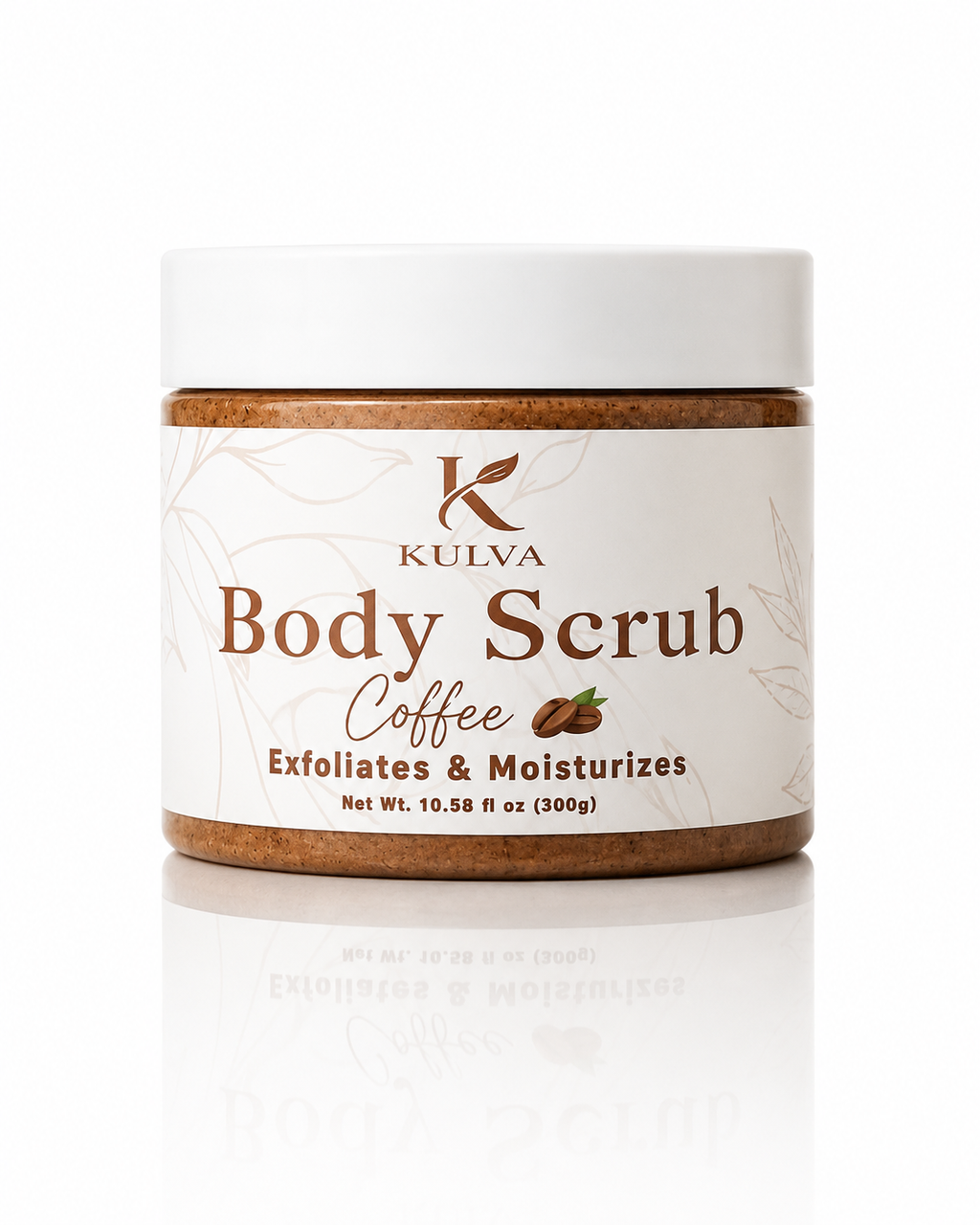 KULVA Coffee Body Scrub — Exfoliates & Moisturizes